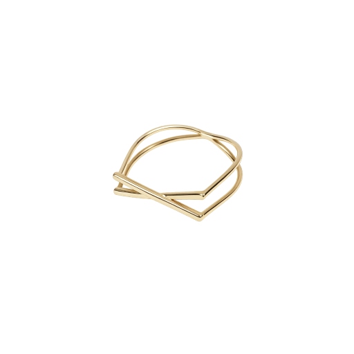 x انگشتر ضربدری زاویه دار